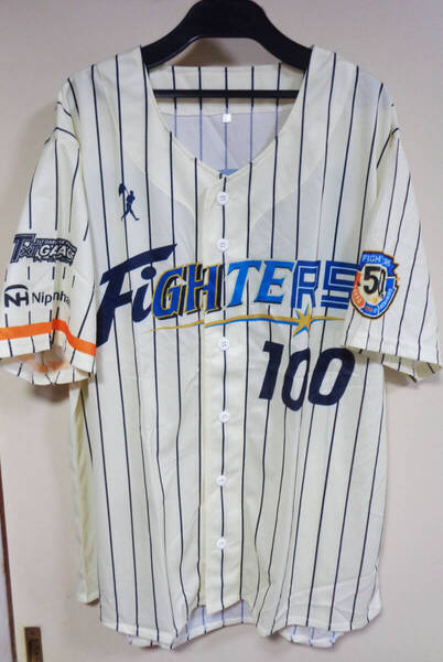 50TH《新品》北海道日本ハム■50周年■限定ユニフォーム 背番号100■応援 日ハム ファイターズ FIGHTERS☆プロ野球 スタジアム観戦