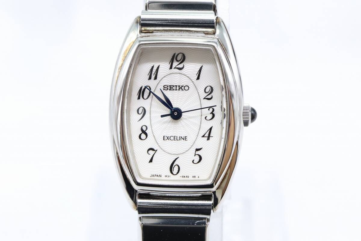 【希少、ビンテージ、美品】SEIKO セイコー エクセリーヌ 1F21-0G40 Yahoo!オークション -「seiko 1f21」(エクセリーヌ) (セイコー