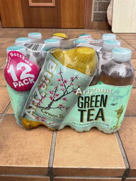 【激レア】ARIZONA GREEN TEA アリゾナ グリーンティ ペットボトル ハワイ 緑茶 12本パック USDM HDM 【予約販売】