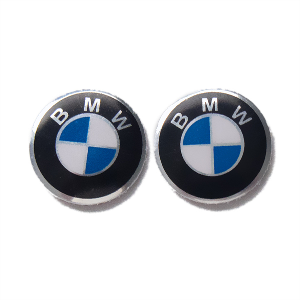 BMW エンブレム ステッカー ブルー 11mm 2枚