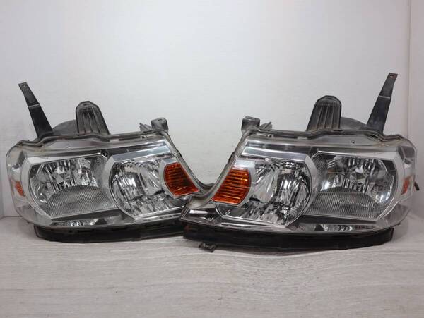 キレイ 破損なし 後期 HID 【コーティング済】 車検〇 STANLEY P3590 P3589 P4063 BR59-3 ステップワゴン RF3 RF4 RF5 ヘッドライト 左右