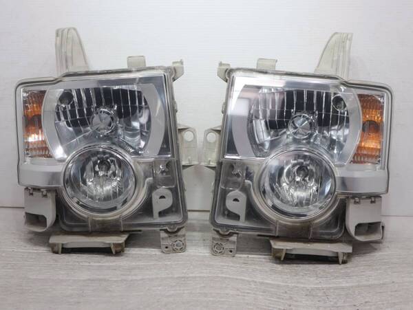 キレイ 破損なし HID 【コーティング済】 車検〇 キセノン KOITO 100-51966 BR59-14 ムーブコンテ カスタム L575S L585S ヘッドライト 左右