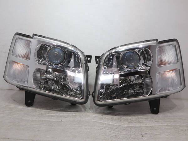 キレイ 破損なし 【コーティング済】 迅速発送 STANLEY P1368 管理BR60-13 ワゴンR ソリオ MA34S ME34S ヘッドライト 左右