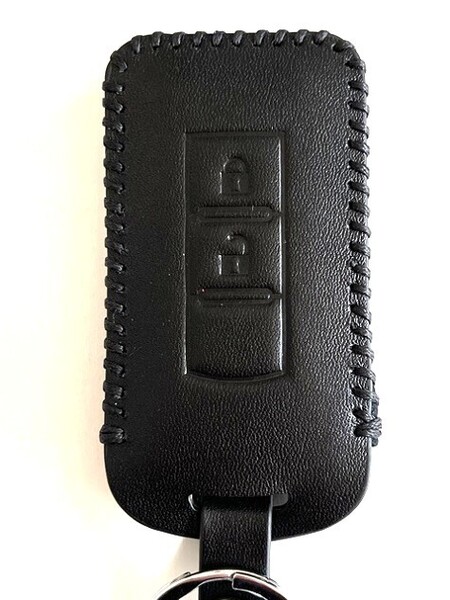 牛革ジャストフィット RVR アウトランダー スマートキーケース 黒色 1