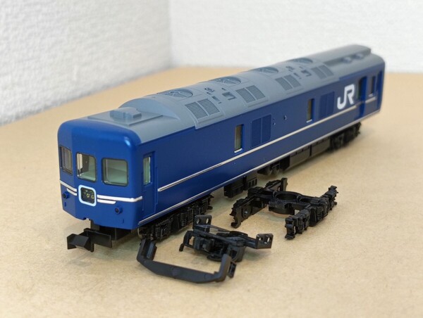 TOMIX カニ24 0 /98858 JR 24系25形特急寝台客車(なは)基本セットばらし