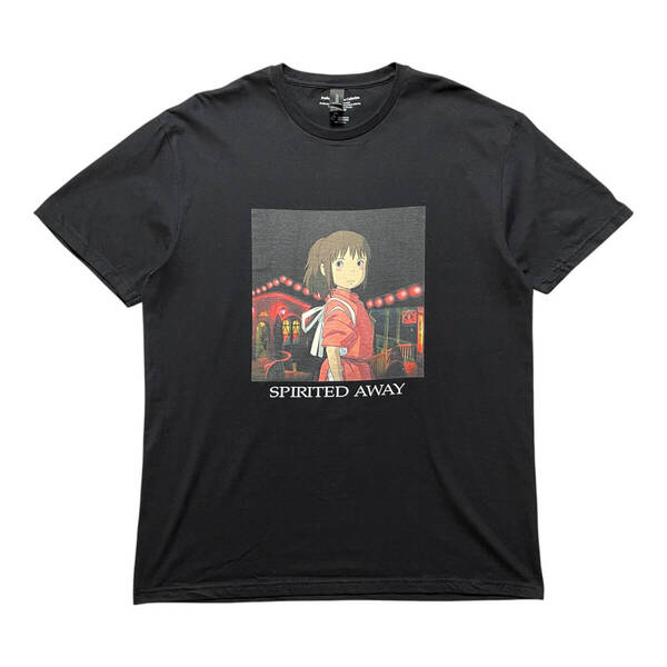 海外版 公式 オフィシャル スタジオジブリ 映画 SPIRITED AWAY 千と千尋の神隠し Tシャツ メンズXL ムービー アニメ 宮崎駿 BA4031