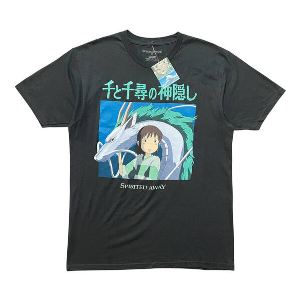 海外版 公式 オフィシャル スタジオジブリ 映画 SPIRITED AWAY 千と千尋の神隠し Tシャツ メンズXL ムービー アニメ 宮崎駿 BA4024