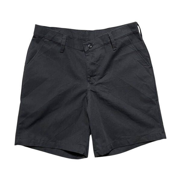 USA 古着 RED KAP レッドキャップ コットン/ポリエステル ワークパンツ ショーツ ハーフパンツ W34 ブラック 半ズボン 黒色 CE0303