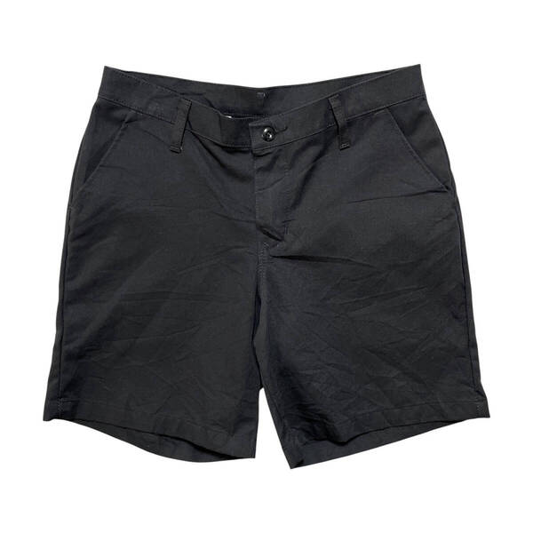 USA 古着 RED KAP レッドキャップ コットン/ポリ ワークパンツ ハーフパンツ W32相当 ブラック 黒色 ショーツ 半ズボン 半パン CE0307
