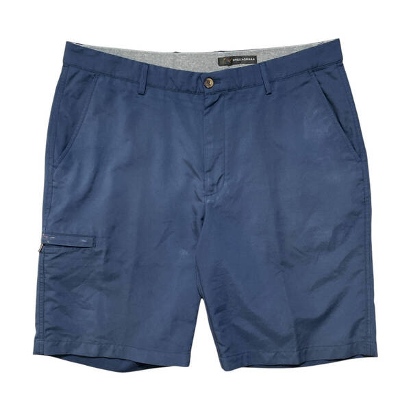 USA 古着 GREG NORMAN グレッグノーマン アウトドア ショーツ ストレッチ ナイロン ハーフパンツ W36 ネイビー 紺色 CE0309