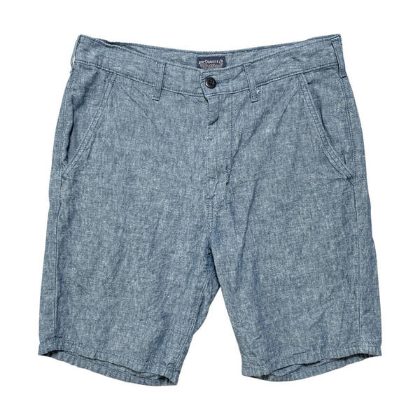 USA 古着 Levis リーバイス リネン/コットン ショーツ ハーフパンツ W30 ネイビー系 半ズボン 半パン 中古 CE0311