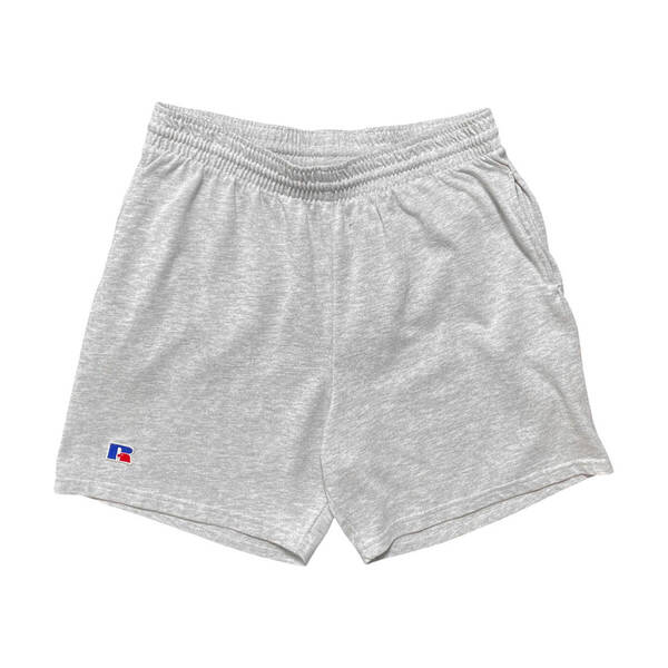 USA 古着 90S ヴィンテージ RUSSELL ラッセル アスレチック スウェット ショーツ ハーフパンツ メンズXL グレー ジム トレーニング CE0319