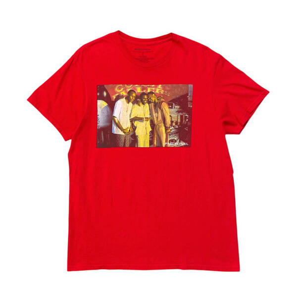 USA 古着 ドラマ 不倫の報酬 PAID IN FULL Tシャツ プリント レッド メンズL クルーネック BA4071