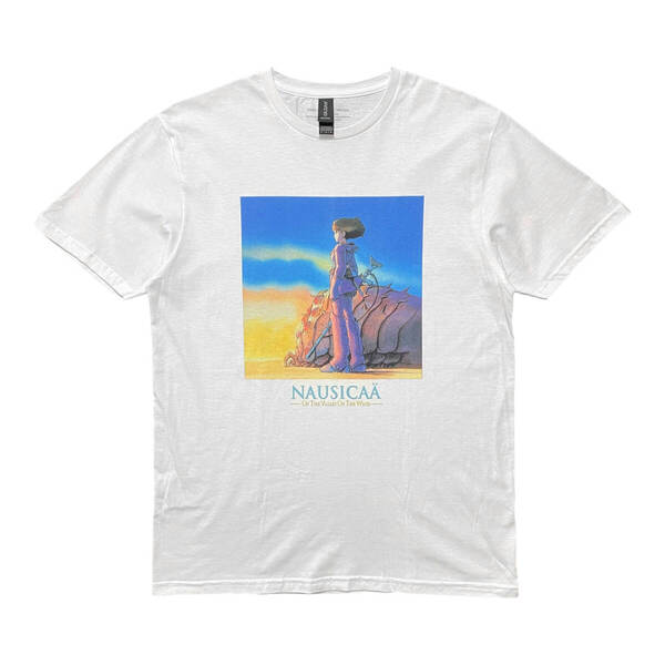 海外版 公式 オフィシャル スタジオジブリ 映画 NAUSICAA OF THE VALLEY OF THE WIND 風の谷のナウシカ Tシャツ メンズL 宮崎駿 BA4136
