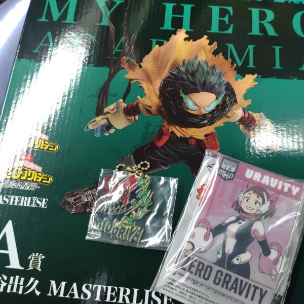 一番くじ 僕のヒーローアカデミア A賞 緑谷出久 フィギュア 連なる星霜 デクメタルチャーム お茶子 アクリルスタンド付 ヒロアカ