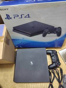 PS4 薄型 HDD1TBに換装済 ジェット・ブラック CUH-2000 縦置き用スタンド付き PlayStation4 プレイステーション4 プレステ4