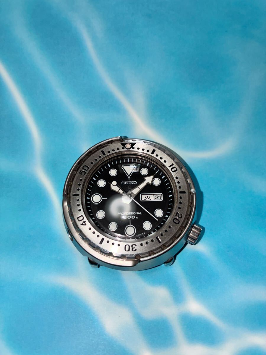 【美品】セイコー 7C46-7010 SBBN007 クォーツ【稼働品】メンズ JA-2048| セイコー プロスペックス マリンマスター