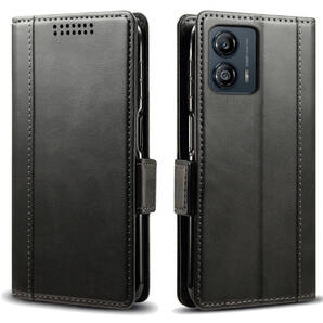 moto g53j 5G/moto g53y 5G レザーケース●Black