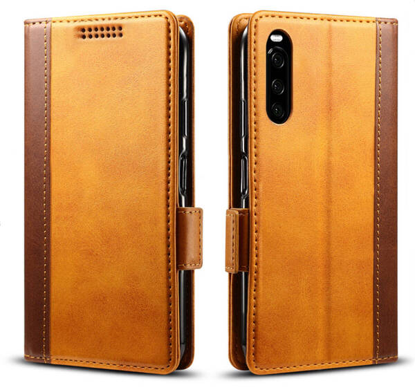 Xperia 10 IV SO-52C SOG07 レザーケース●Brown