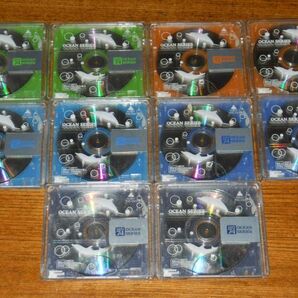 (D80) MD ミニディスク 中古 初期化済 DAISO OCEAN SERIES 74 5色 2枚ずつ 10枚セット 同一デザイン