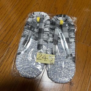 布ぞうり ★ 布草履 手作り スリッパ Mサイズ 男女兼用 24.5センチ ハンドメイド 室内履き しっかり編み へたりにくい
