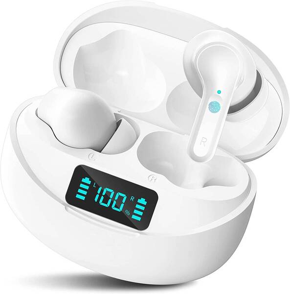 Bluetooth イヤホン 新開発 ブルートゥース イヤホン Hi-Fiステレオ AAC対応 IPX7防水 CVC8.0ノイズキャンセリング 自動ペアリング、