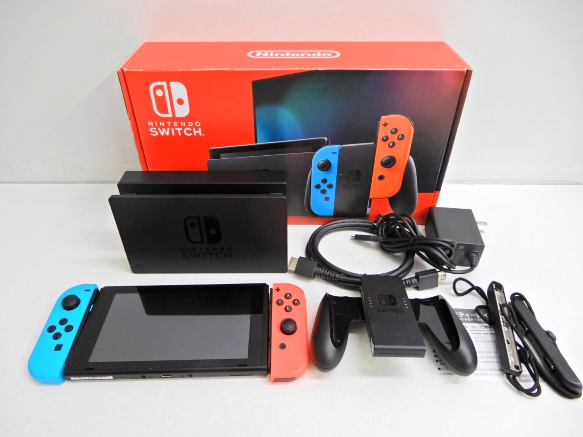 ニンテンドースイッチ本体⭐︎2019年製バッテリー強化Ver状態難ありジャンク品! ニンテンドースイッチ本体⭐︎2019年製バッテリー強化Ver状態難