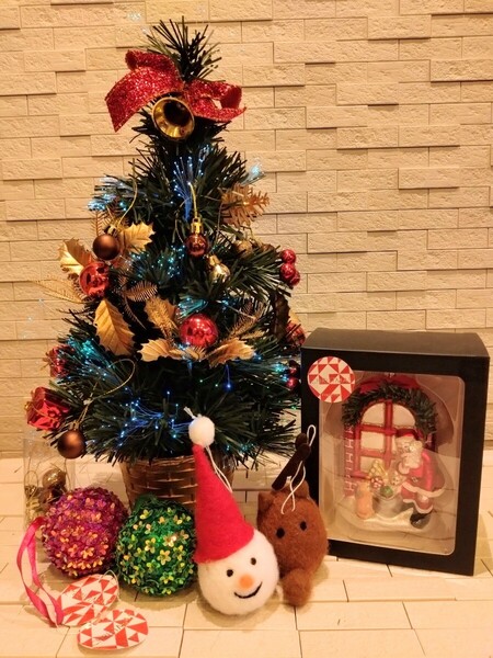 匿名配送込 オーサムストアー awesome store ファイバークリスマスツリー フランフラン Francfranc オーナメント サンタクロース