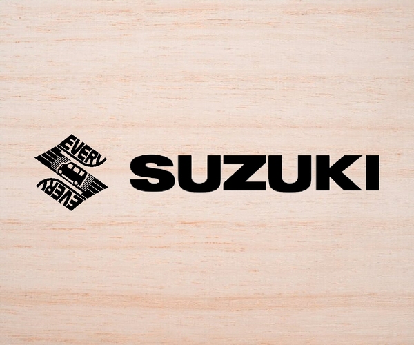 エブリィ エブリイ カッティングステッカー 小 スズキ エンブレム エスマーク 防水 ステッカー SUZUKI EVERY
