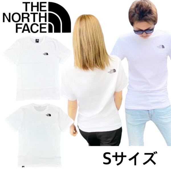 ザ ノースフェイス 半袖Tシャツ カットソー NF0A87NG ホワイト Sサイズ クルーネック プリントロゴ THE NORTH FACE COTTON S/S TEE 新品