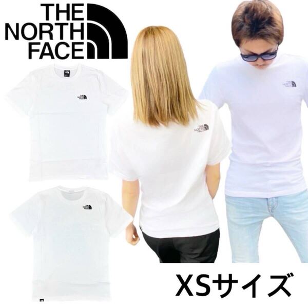 ザ ノースフェイス 半袖Tシャツ カットソー NF0A87NG ホワイト XSサイズ クルーネック プリントロゴ THE NORTH FACE COTTON S/S TEE 新品