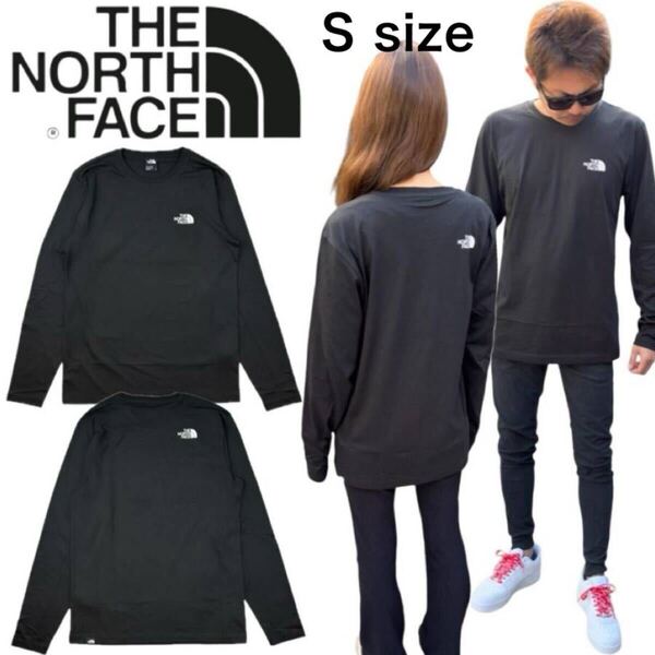 ザノースフェイス 長袖Tシャツ NF0A87QN ブラック Sサイズ シンプルドーム コットン素材 THE NORTH FACE M L/S SIMPLE DOME TEE 新品