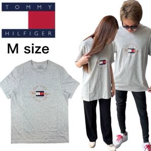 トミーヒルフィガー 半袖 Tシャツ 09T4510 グレー Mサイズ クルーネック メンズ レディース トップス TOMMY HILFIGER S/S CREW NECK 新品