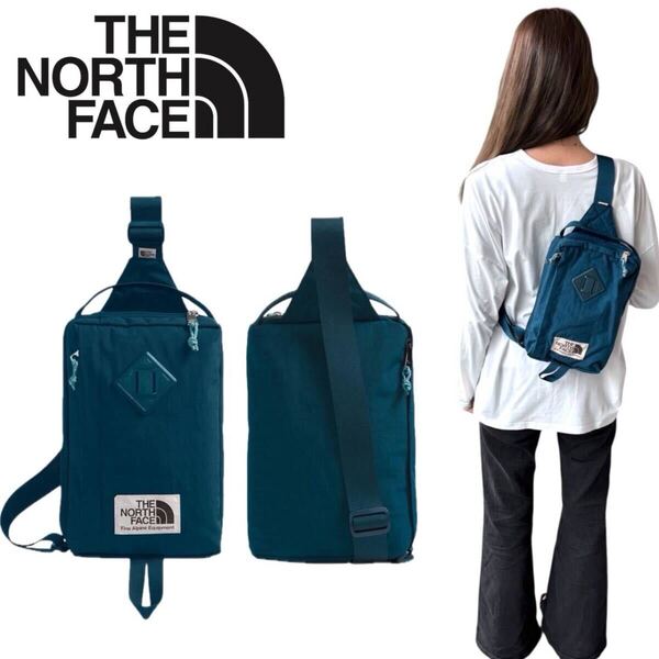 ザ ノースフェイス カバン ボディバッグ NF0A52WA ペトロール 斜めがけ ショルダーバッグ THE NORTH FACE BERKELEY FIELD BAG 新品
