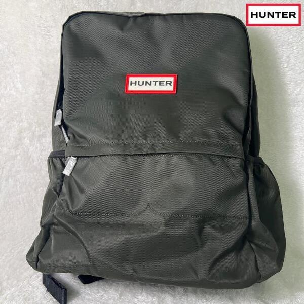《美品》HUNTER ハンター ナイロン リュック バックパック カーキ
