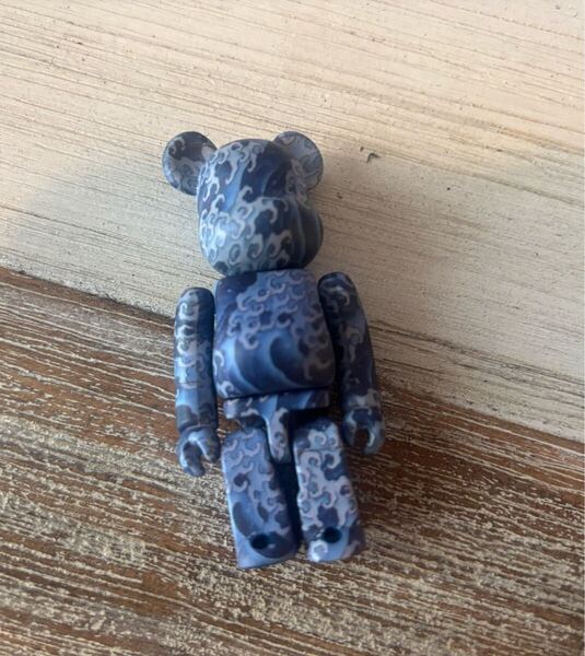 葛飾北斎 上町祭屋台天井絵 男浪 ベアブリック /BE@RBRICK 100%(メディコムトイ・フィギュア)