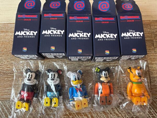 ベアブリック /BE@RBRICK Chase mickey mouse & friends 5種セット(メディコムトイ・フィギュア・ディズニー/Disney・ミッキーマウス)