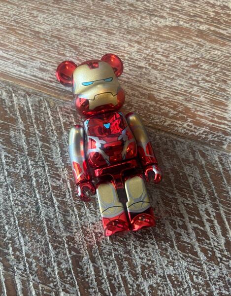IRON MAN MARK85 CHROME Ver. ベアブリック /BE@RBRICK 100%(メディコムトイ・フィギュア・アイアンマン・マーベル/marvel)