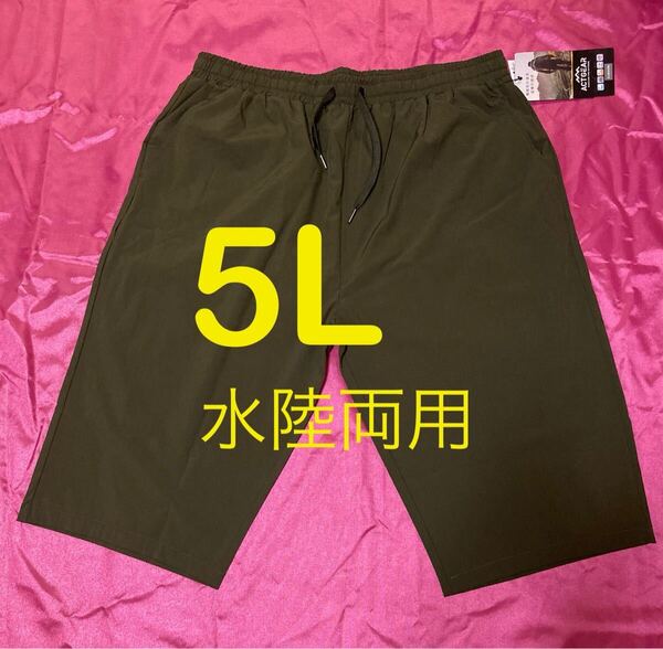 ACT GEAR 多機能 水陸両用 アウトドア 薄手 ハーフパンツ メンズ大きいサイズ 5L