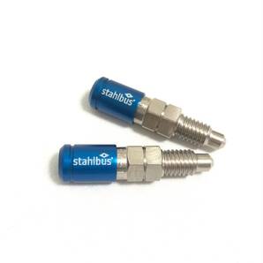 STAHLBUSワンウェイバルブ内臓ブリーダーボルト M10x1,0x16mm (2個セット・ダストキャップ付)ヤマハMT-03用
