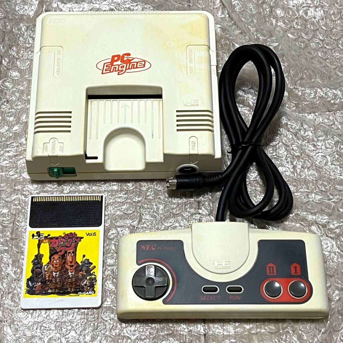 PCエンジン　本体　初代　白エンジン　箱付き【ジャンク】 Amazon | PCエンジン 本体(白ボディ) 【PCエンジン】 | PCエンジン