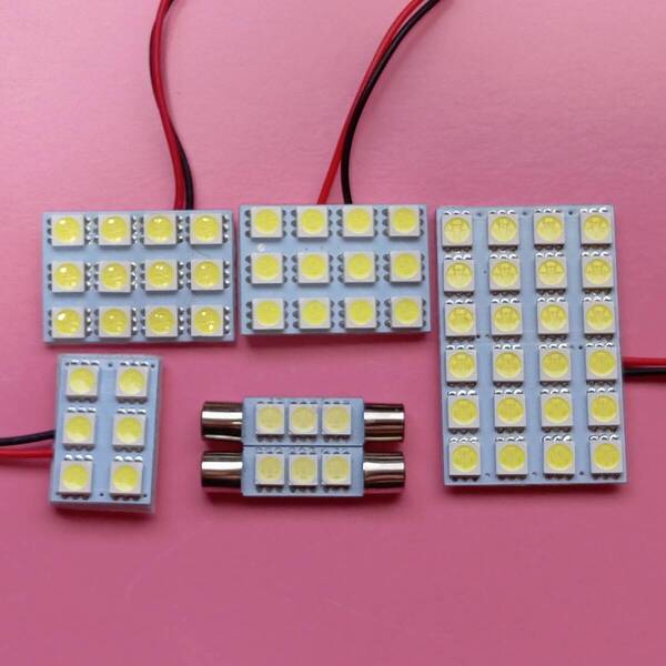 GL3W エクリプスクロス PHEV 爆光! T10 LED ルームランプ 6個セット ホワイト 三菱 /s24/s12/s6/f3
