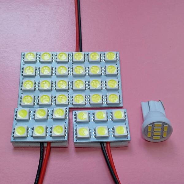 LA150 160F ステラ 超爆光! T10 LED ルームランプ 4個セット ホワイト スバル /s24/s6/8