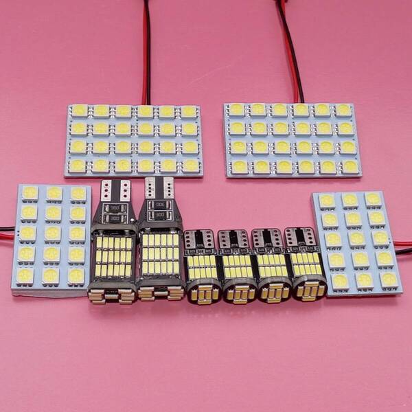 ZRR80系 ノア 超爆光!T10 LED ルームランプ ナンバー灯 バックランプ 10点セット ホワイト トヨタ /s24/s15/45/26