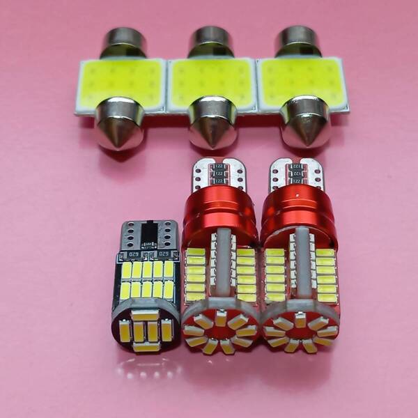爆光6個セット!B21A デイズルークス ハイウェイスター T10 LED ルームランプ ナンバー灯 バックランプ スモール 読書灯 日産 /57/26/t31