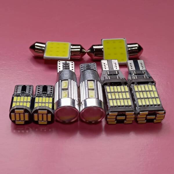 MK21S パレットSW 超爆光!T10 LED ルームランプ バックランプ ナンバー灯 7個セット スズキ /45/10/26/t31