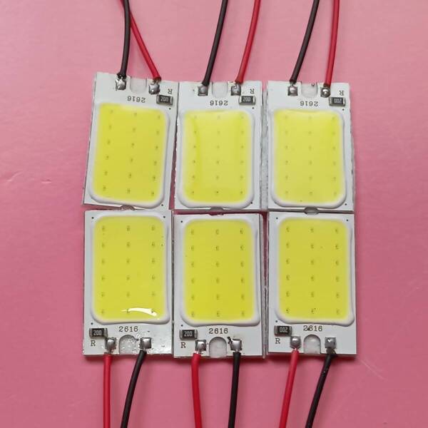 LA100/110S ムーヴカスタム 後期 超爆光! T10 LED ルームランプ 6個セット ホワイト ダイハツ /c18