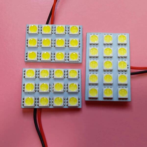 超爆光!タント カスタム LA650S LA660S ルームランプ 3個セット T10 LED ホワイト ダイハツ /s15/s12