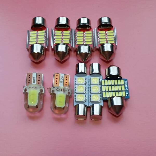 GJ系 アテンザ ワゴン 超爆光! T10 LED ルームランプ 9個セット ホワイト マツダ /c2/f3/t28/t31