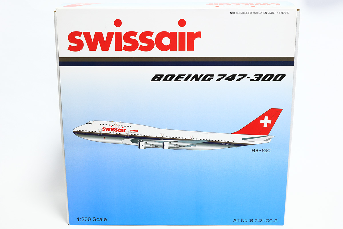 Inflight 200 1/200 スイス航空 B747-300 HB-IGC RARE Inflight 1:200 Swissair Boeing 747-300 B-743-IGC-P HB